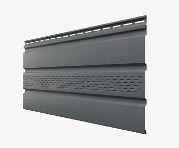 Софит с частичной перфор. MetallStone New Графит 3000 мм