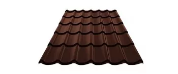 Профиль волнообразный Metallstone Грация Макси Оникс 0,4 RAL8017