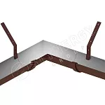 Угол желоба универсальный 135гр Stynergy 185 150 RAL 8017