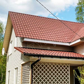 Металлочерепица Stynergy Rooftop кашемир Matt 0,5 RAL 7024